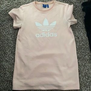 Pink Adidas dress size small